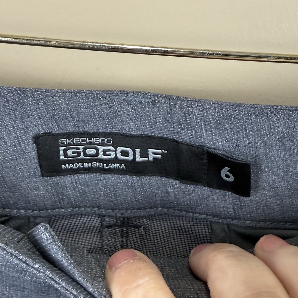 Skechers Performance Go Golf Half Shot Chino Pants Women's 6 Gray Pockets - Picture 3 of 4